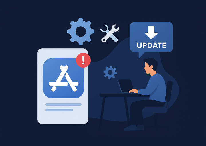 حل مشکل آپدیت برنامه در اپ استور