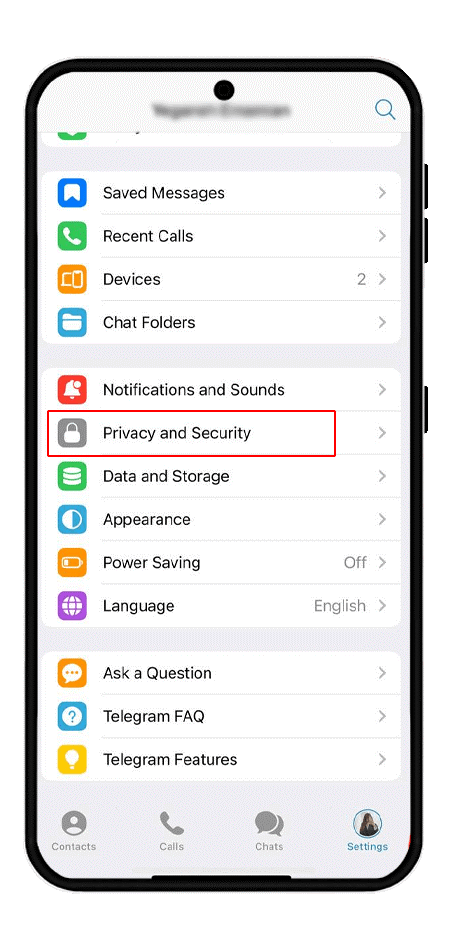 بازیابی مخاطبین حذف شده تلگرام