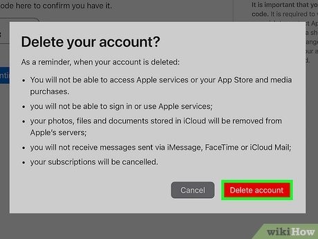 حدف و غیرفعال کردن اپل آیدی