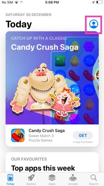 حل مشکل آپدیت برنامه در اپ استور