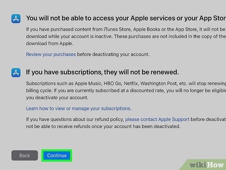 حدف و غیرفعال کردن اپل آیدی